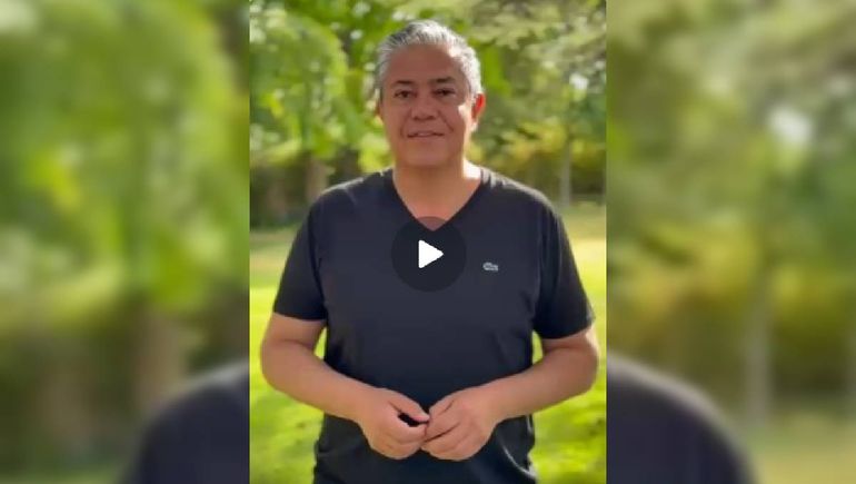 Rolando Figueroa mandó un mensaje a una niña de 9 años por su cumpleaños.