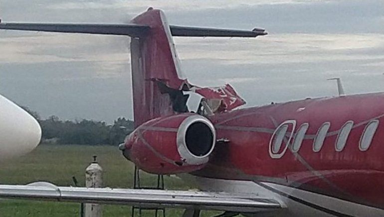Explotó un avión sanitario y sospechan de un sabotaje
