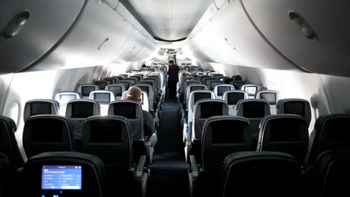 La pareja fue vista teniendo sexo en pleno vuelo a Rosario. La pareja fue vista teniendo sexo en pleno vuelo a Rosario.