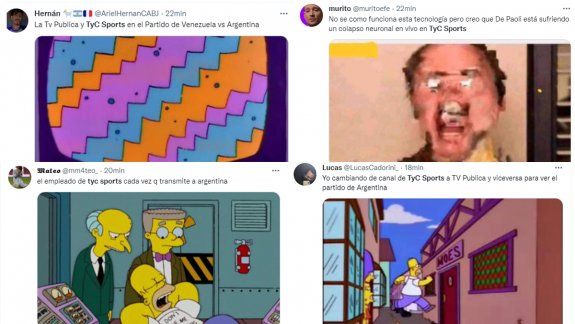 Se cortó la transmisión del partido de la Selección y Twitter se llenó de memes