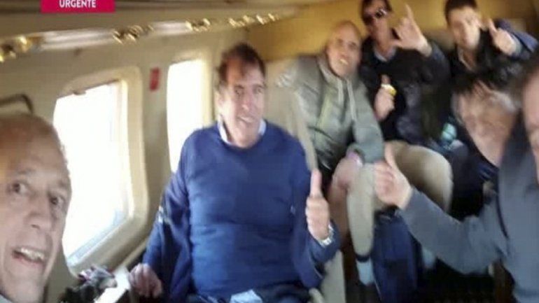 Tras 20 horas rescatan a los primeros miembros de la comitiva presidencial