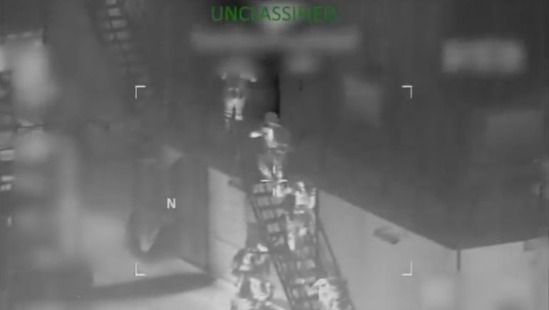 La Guardia Costera de Estados Unidos realizó abordajes consecutivos en aguas internacionales.