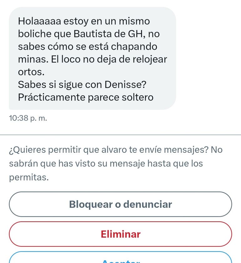 El chat que complica Batista de Gran Hermano El chat que complica Batista de Gran Hermano