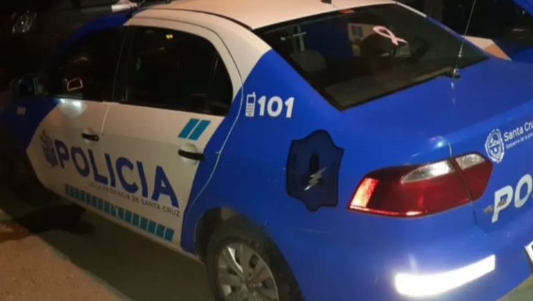 La policía intervino luego de un llamado al 911 de Río Gallegos y halló a la víctima muy golpeada y semidesnuda en la ruta. 