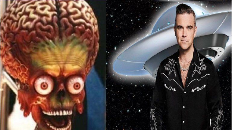 Insólito: un investigador dice que conoció a Robbie Williams en un ovni