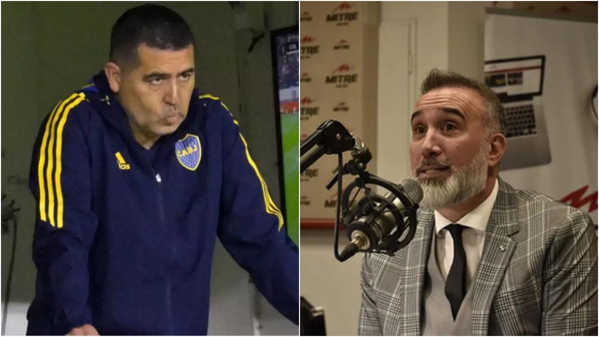 Juan Román Riquelme y Gabriel Anello
