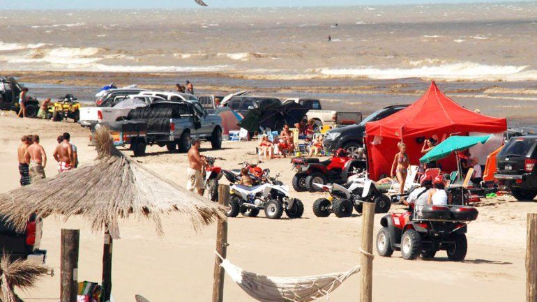 Una playa de Pinamar. La exclusividad que vende este balneario bonaerense se cotiza a precios prohibitivos.