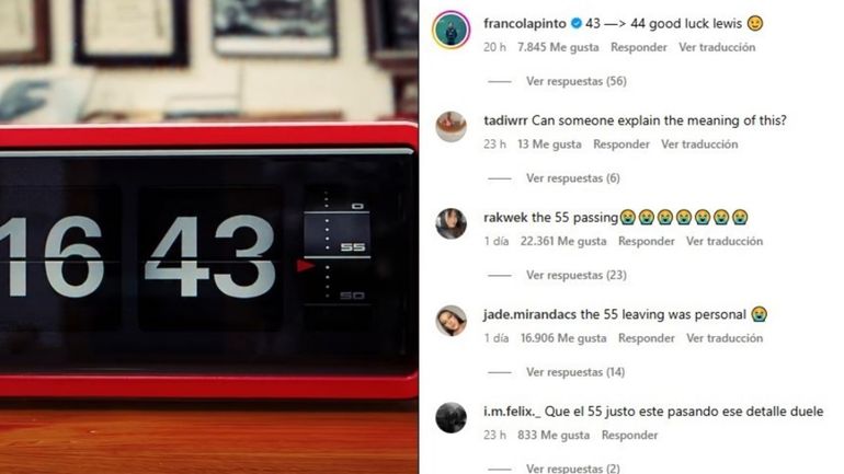 El gesto de Franco Colapinto para Hamilton El gesto de Franco Colapinto para Hamilton