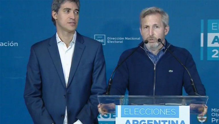 Frigerio: Vamos a trabajar para tener los primeros resultados a las 21