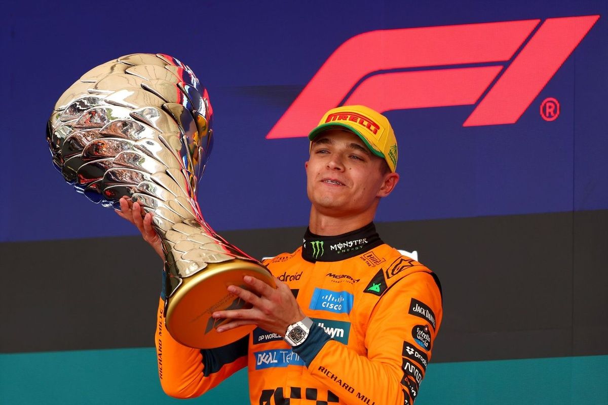 Lando Norris consiguió su primer título de pilotos.