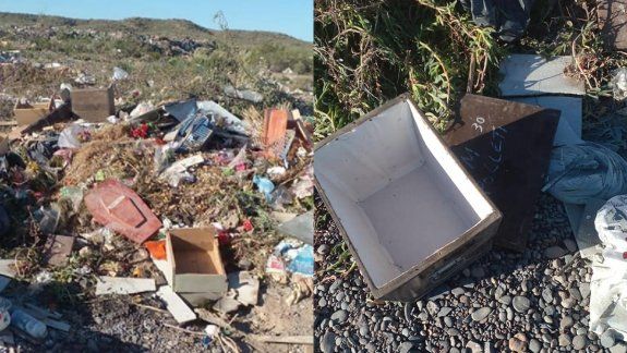 De terror: encontraron ataúdes tirados en el basural de Fernández Oro