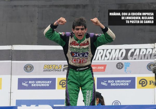 Camilo Echevarría es el nuevo campeón del TC Pista