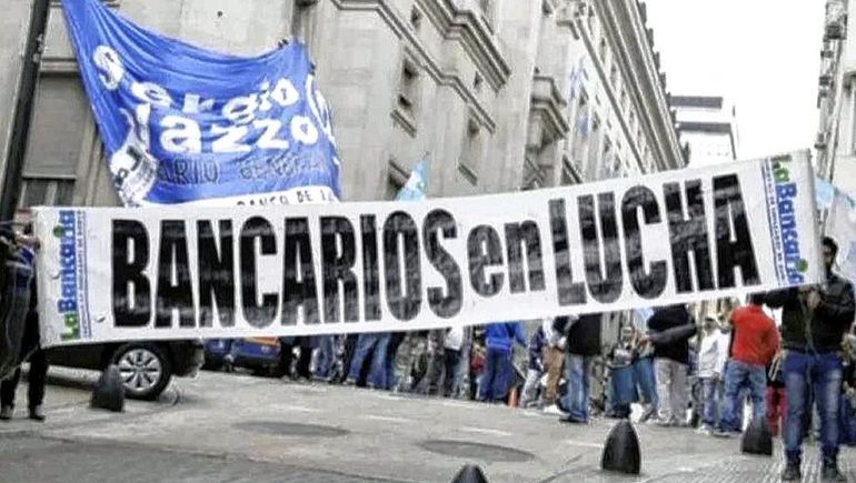 Los trabajadores bancarios adherirán al paro del 24.