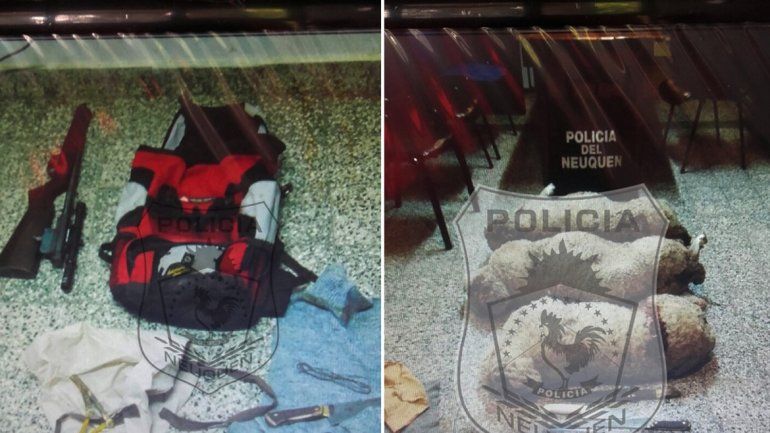 Intentaron esconder lo que habían cazado, pero fueron atrapados