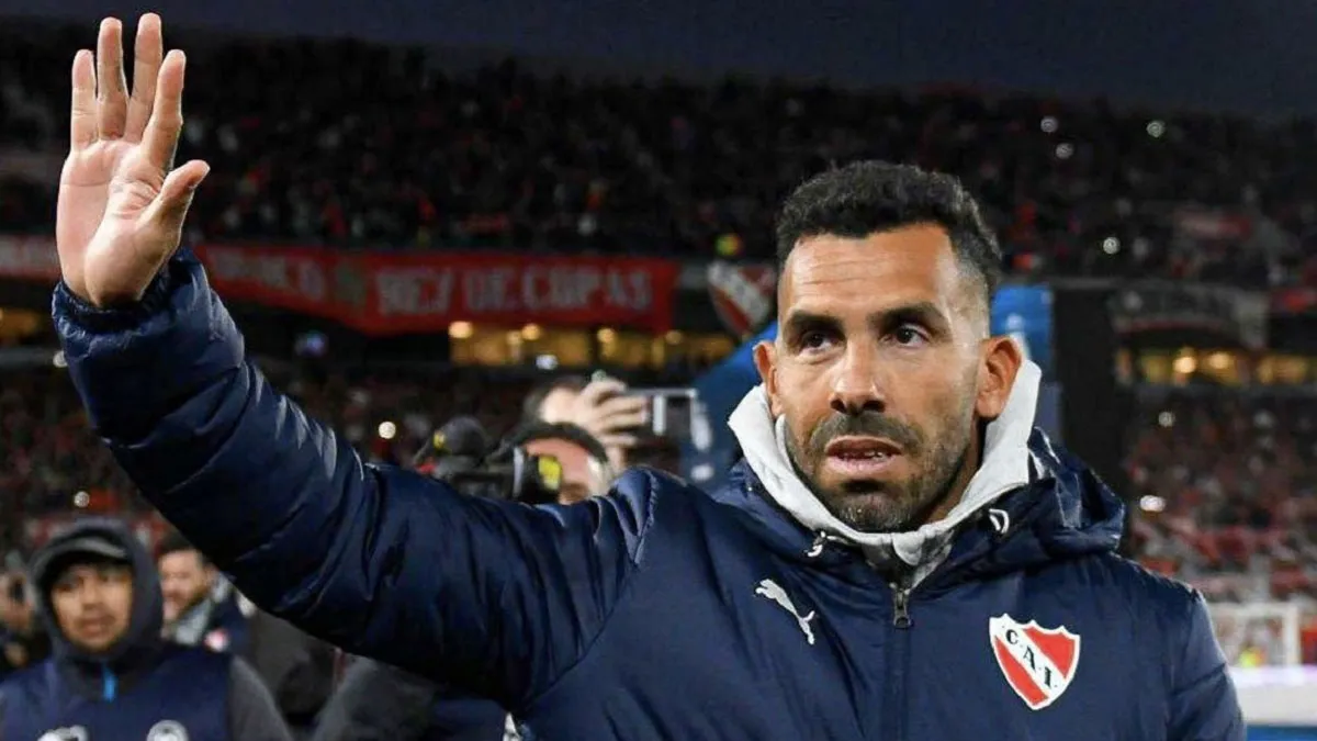 Carlos Tevez se despide de Independiente.