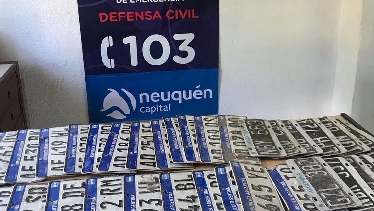 La tormenta se llevó más de 100 patentes y buscan a sus dueños