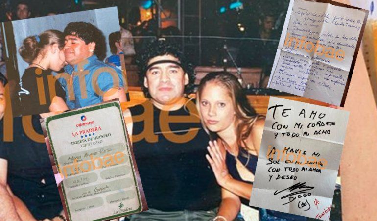Las fotos y documentos que demuestran el viaje de Mavys con Maradona a Buenos Aires