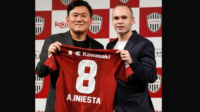 Expectativa en Japón ante la presentación oficial de Iniesta en el Viseel Kobe