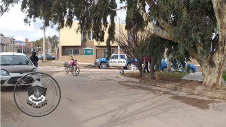 Barrio Melipal: chocó y quedó internado con custodia porque tenía un arma de fuego