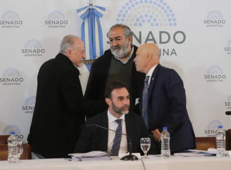 Hugo Yasky (CTA-T) y Héctor Daer (CGT) participaron del debate. Hugo Yasky (CTA-T) y Héctor Daer (CGT) participaron del debate.