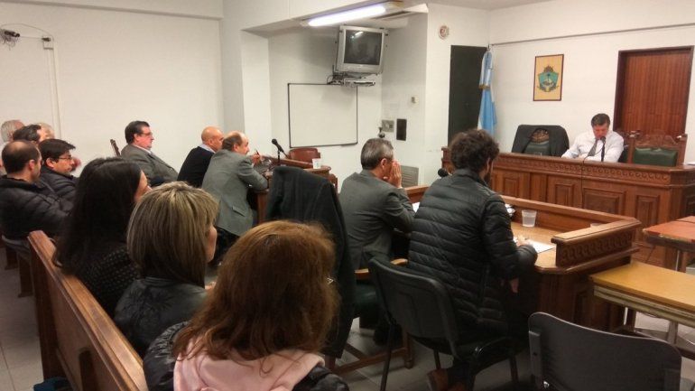 La audiencia se realizó ayer en la sede judicial de calle Yrigoyen.
