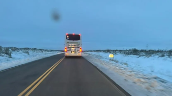 Así estaba el panorama en la ruta 237 en Neuquén / Foto Gentileza Así estaba el panorama en la ruta 237 en Neuquén / Foto Gentileza