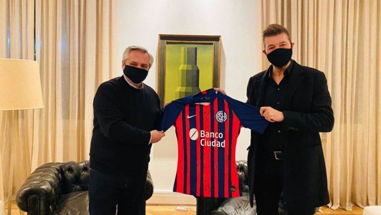 Alberto Fernández recibió a Tinelli