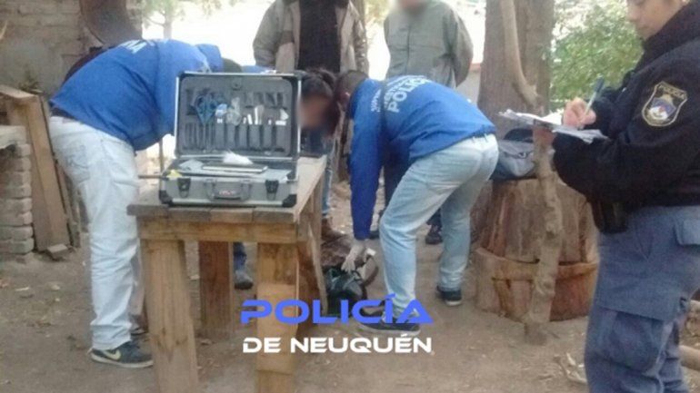 Efectivos de Criminalística trabajaron en el lugar.&nbsp;