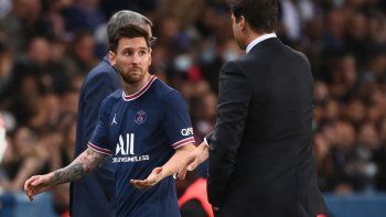 Messi Pochettino PSG