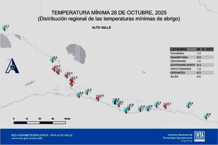 Imagen  correspondiente a estaciones meteorológicas automáticas; de acuerdo con las normas de la OMM, medidas a 1,5 m desde el suelo y en abrigo meteorológico. Esta condición estandariza y permite la comparación climática entre localidades. Es importante resaltar que la temperatura sin abrigo meteorológico puede estar entre 1.0 °C y 1,5 °C más baja que la temperatura aquí reportada. Imagen  correspondiente a estaciones meteorológicas automáticas; de acuerdo con las normas de la OMM, medidas a 1,5 m desde el suelo y en abrigo meteorológico. Esta condición estandariza y permite la comparación climática entre localidades. Es importante resaltar que la temperatura sin abrigo meteorológico puede estar entre 1.0 °C y 1,5 °C más baja que la temperatura aquí reportada.