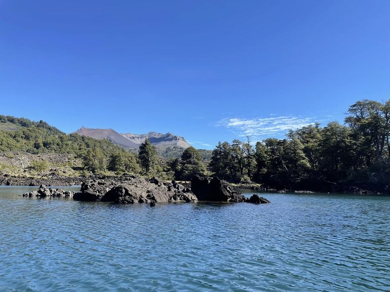 El paisaje en el camping Laguna Verde. El paisaje en el camping Laguna Verde.