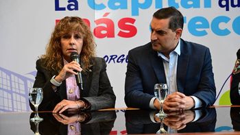 María Pasquailini y Matías Nicolini. María Pasquailini y Matías Nicolini.