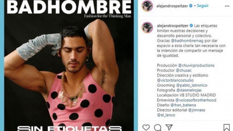 Novio de Ester Expósito criticado por vestirse de mujer