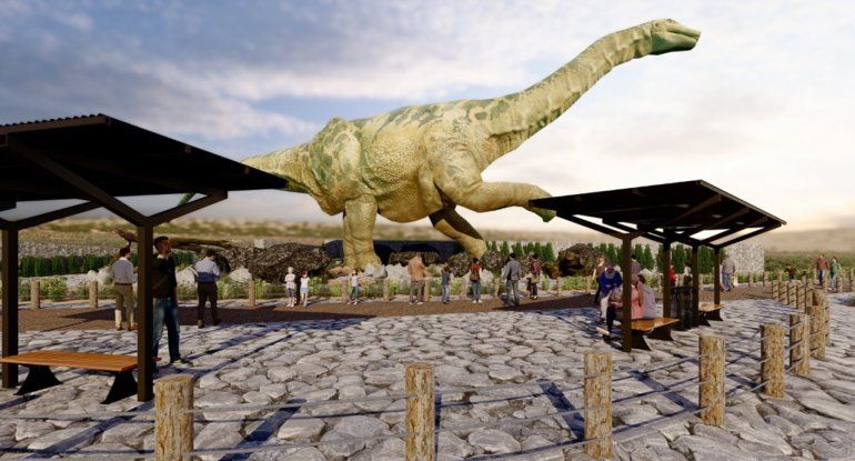 El Chocón se renueva y suma un parque cretácico con réplicas de los dinosaurios
