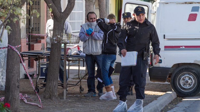 La casa donde ocurrió el crimen ubicada en calle González Larrosa.