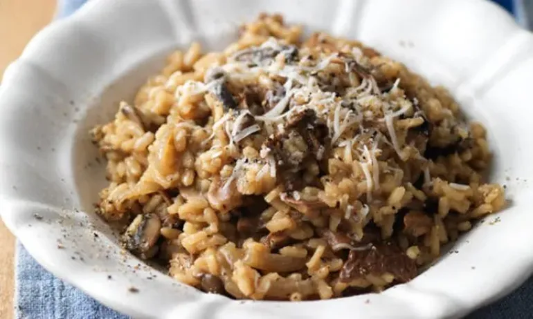 Risotto de gírgolas. Una receta deliciosa. Risotto de gírgolas. Una receta deliciosa.