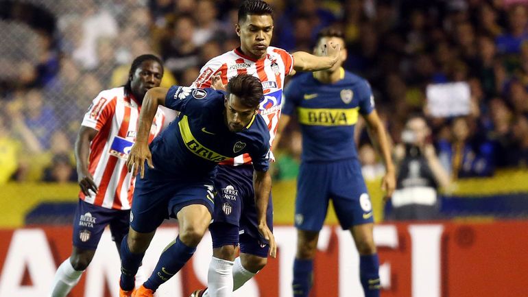 La única derrota de Teo Gutiérrez en La Bombonera fue en la Copa Libertadores 2018: Boca le ganó 1-0 a Junior de Barranquilla. 