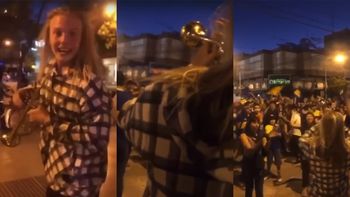 cipolletti: el festejo de boca tuvo trompetista y se volvio viral cipolletti: el festejo de boca tuvo trompetista y se volvio viral