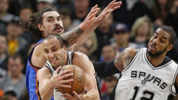 pese al aporte de ginobili, los spurs cayeron ante oklahoma