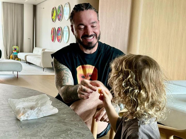 La curiosa reacción del hijo de J Balvin al enterarse que la carne viene de los animales