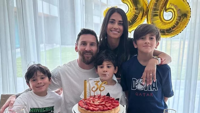 Antonela Roccuzzo le dedicó un romántico saludo de cumpleaños a Lionel Messi