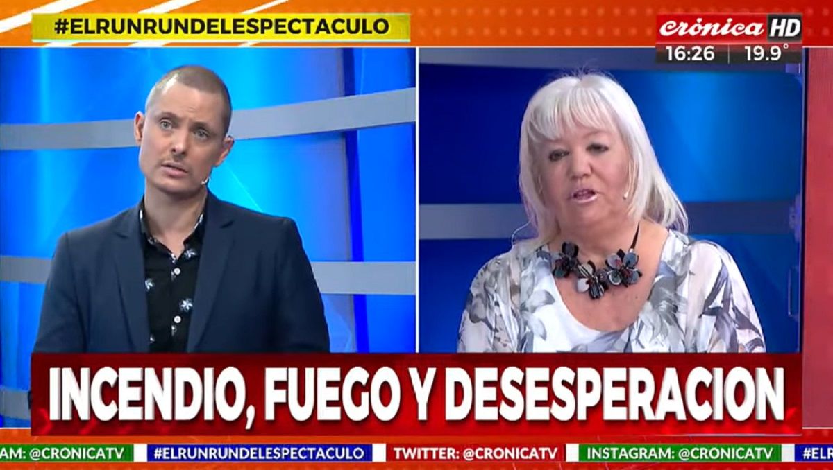 La panelista que sufrió un accidente doméstico: Me salvé de milagro