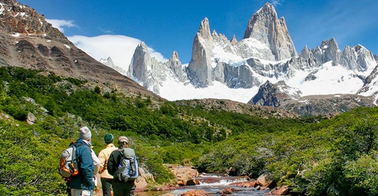 El Chaltén, en Santa Cruz, está catalogada como Capital Nacional del Trekking. El Chaltén, en Santa Cruz, está catalogada como Capital Nacional del Trekking.