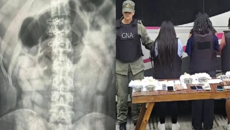 Gendarmería secuestró casi 11 kilos de cocaína tras frenar el colectivo en la Ruta 38.