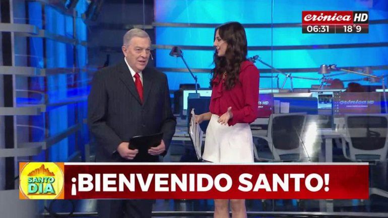 El periodista estrenó su noticiero de la primera mañana