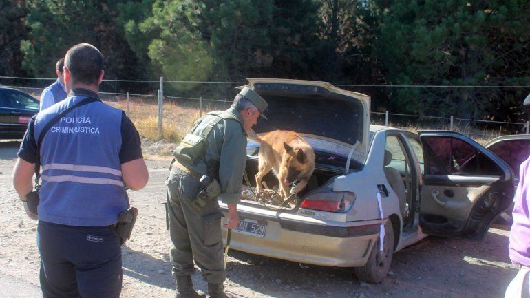 Así quedó abandonado el auto