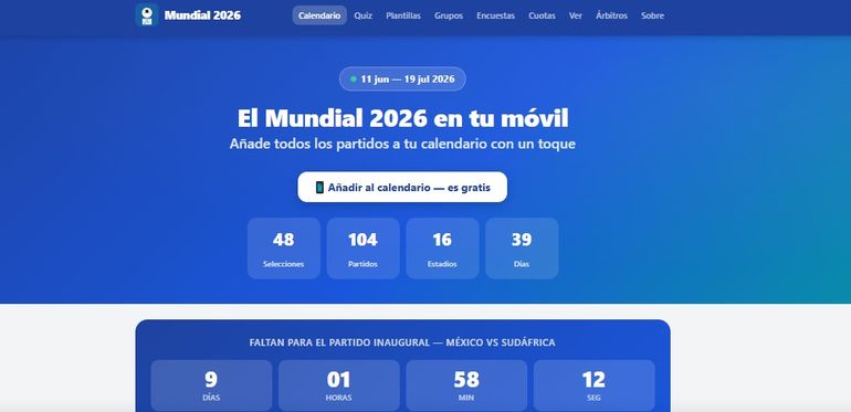Así se ve el sitio web para descargar la aplicación. Así se ve el sitio web para descargar la aplicación.