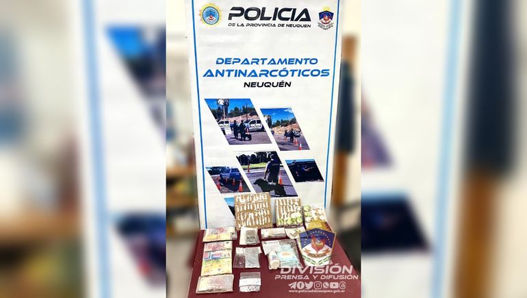 La evidencia secuestrada en los kioscos narco durante los allanamientos.