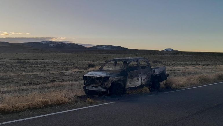Así quedó la camioneta luego del siniestro. Así quedó la camioneta luego del siniestro.
