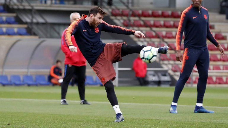 A Leo lo guardan para la definición de la Copa del Rey del sábado.